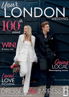 Cover of the March/April 2025 issue of Your London Wedding magazine