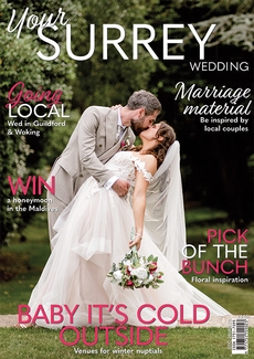 Cover of the December/January 2024/2025 issue of Your Surrey Wedding magazine