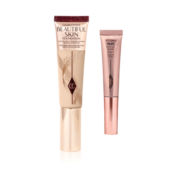 Charlotte Tilbury Beautiful Skin Foundation and Beauty Light Wand 